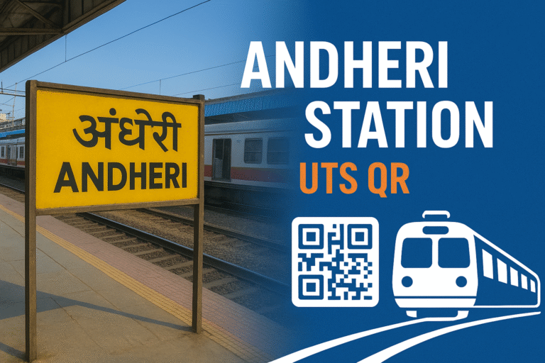 Andheri Station UTS QR Code – Save Time with Online Ticket Booking