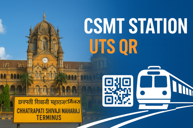 CSMT UTS QR Code – Easy Local Train Ticket Booking for Mumbai Passengers