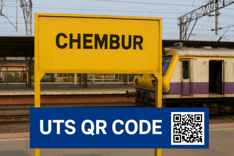 Chembur UTS QR Code – Easy & Quick Ticket Booking for Harbour Line Passengers