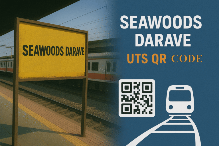 Seawoods–Darave UTS QR Code – Quick & Digital Ticket Booking for Harbour Line Passengers