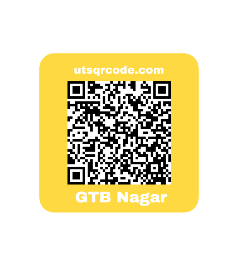 GTB Nagar UTS QR Code