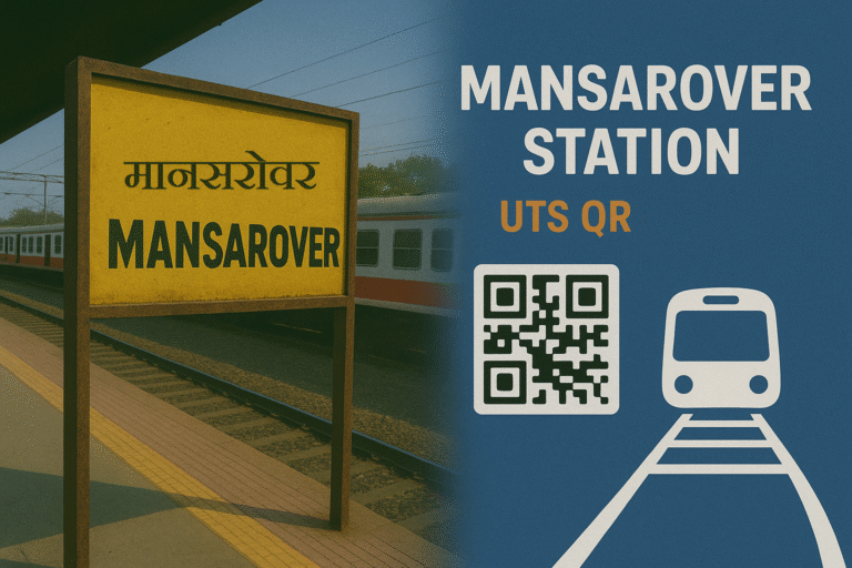 Mansarovar UTS QR Code – Fast & Convenient Ticket Booking for Harbour Line Passengers
