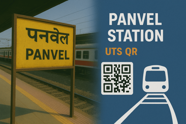 Panvel UTS QR Code – Quick & Hassle-Free Ticket Booking for Harbour Line & Long-Distance Passengers