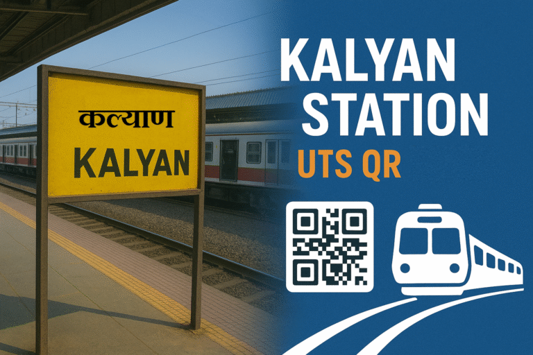 Kalyan Station UTS QR Code – Quick & Easy Ticket Booking for Mumbai Local Passengers
