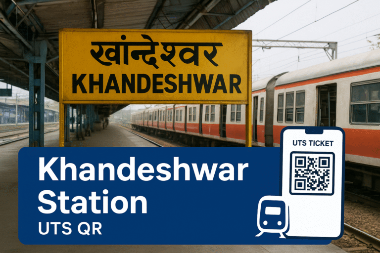 Khandeshwar UTS QR Code – Quick & Smart Ticket Booking for Harbour Line Passengers
